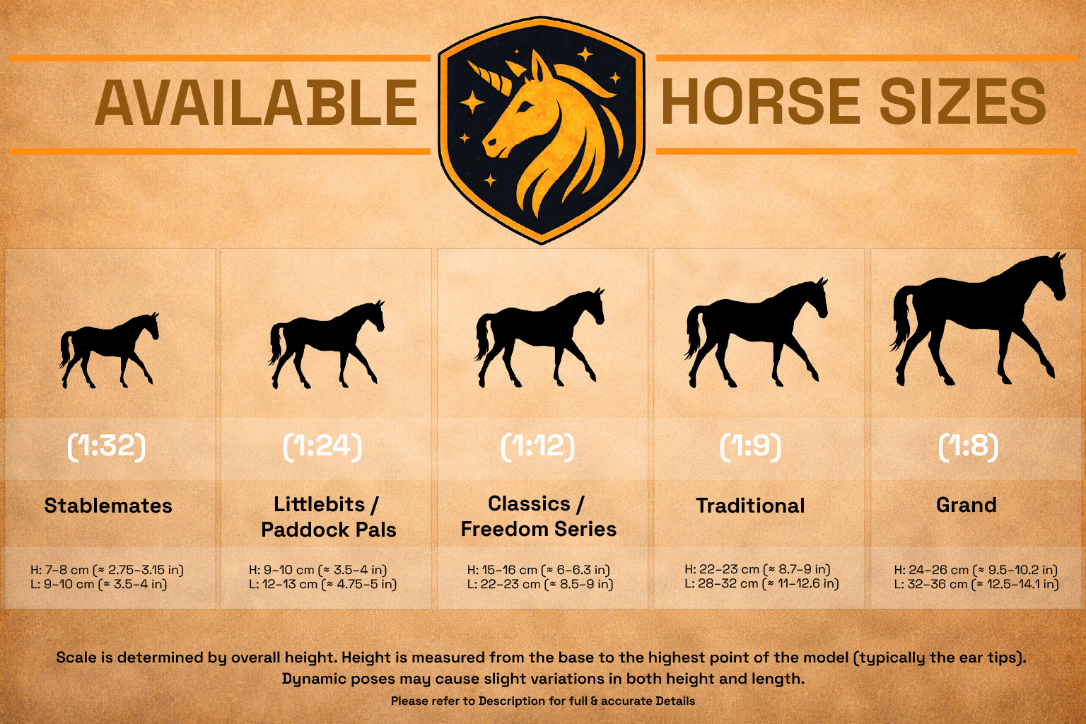 Model Horses Scales Explained (Complete Size Guide) – Enchanted3DShop