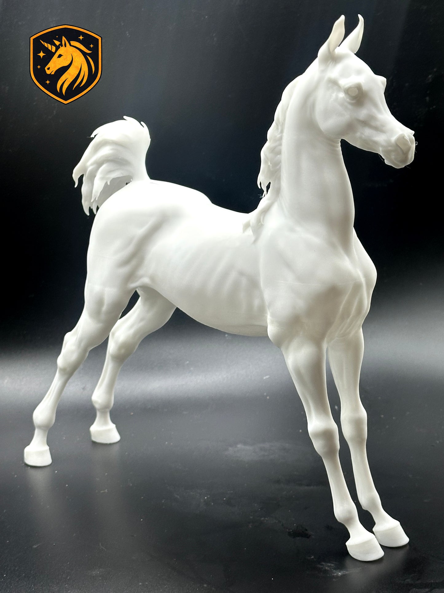 Arabian (Arab) Foal | Unpainted ABS White Resin