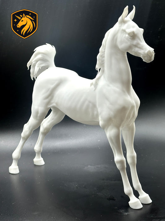 Arabian (Arab) Foal | Unpainted ABS White Resin