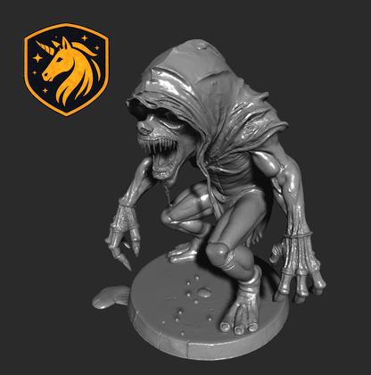 Crimson Horror Monster Miniature | Blood Horror for D&D & Pathfinder | Resin RPG Model