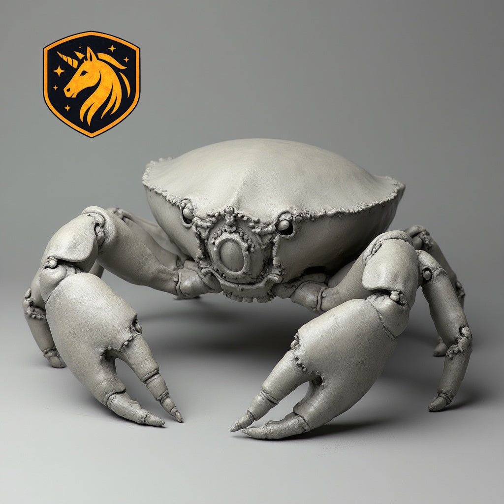 Crustacean Horror Miniature | Crab Monster for D&D & Pathfinder | Unpainted Resin