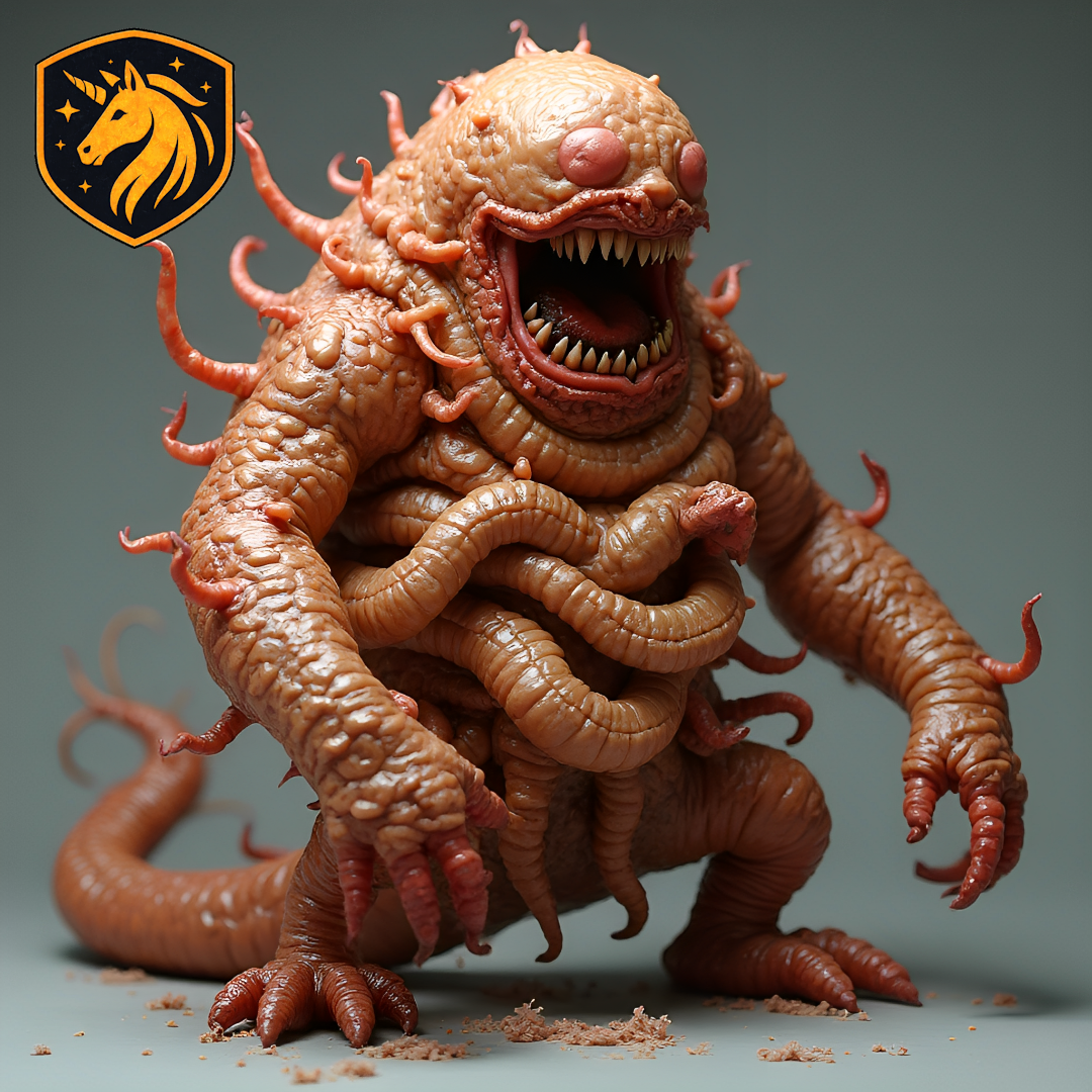 Grotesque Horror Miniature | Body Horror Monster for D&D & Pathfinder | Unpainted Resin