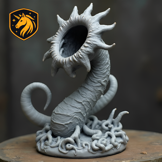 Vilebloom Maw Miniature | Eldritch Horror Monster for D&D & Pathfinder | Unpainted Resin