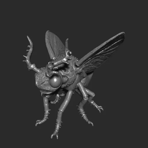 Demonic Insect / Fly Monster – XL Resin Fantasy Showpiece / Collector Statue