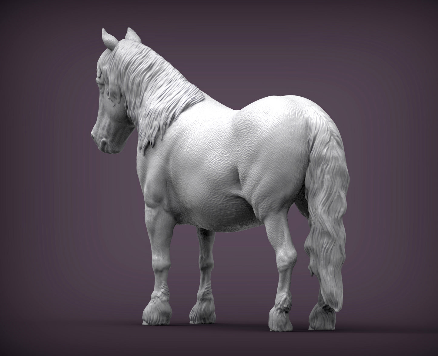 Pony – Unpainted 3D Print | ABS White Resin