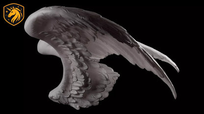 Angel Wings (Pair - Style 2) for Model Horse Artists – Unpainted Resin | All Scales Available